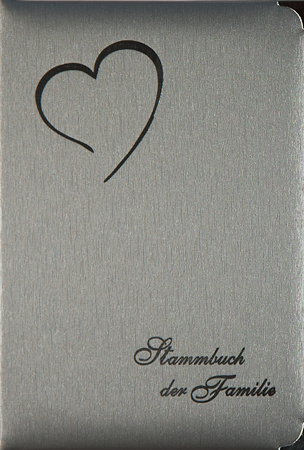 Stammbuch Heart-Metallic