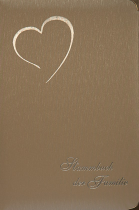 Stammbuch Heart-Metallic